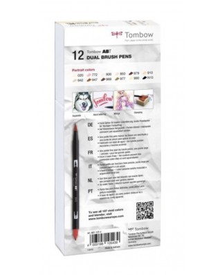 Pack 12 rotuladores portrait colors - Tombow
