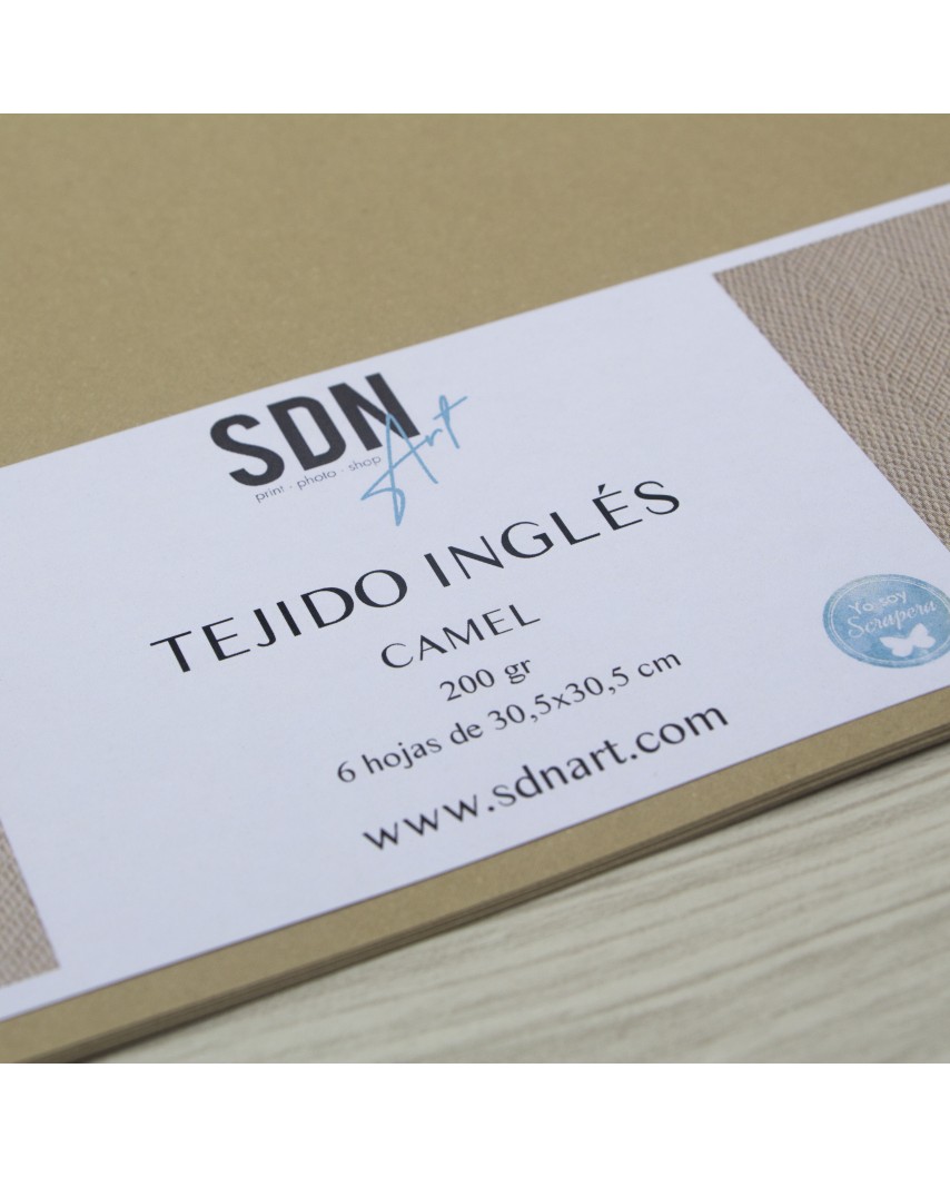 Papel Tejido Inglés CAMEL