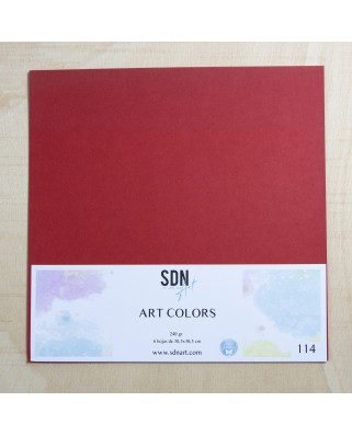 Papel Art Colors  114 - Rojo