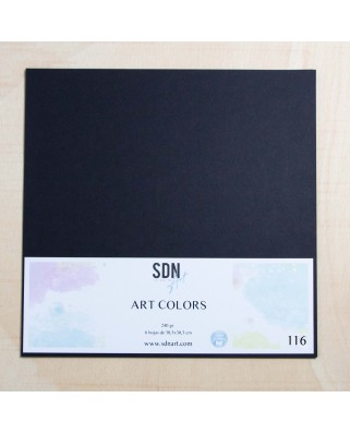 Papel Art Colors  116 - Negro