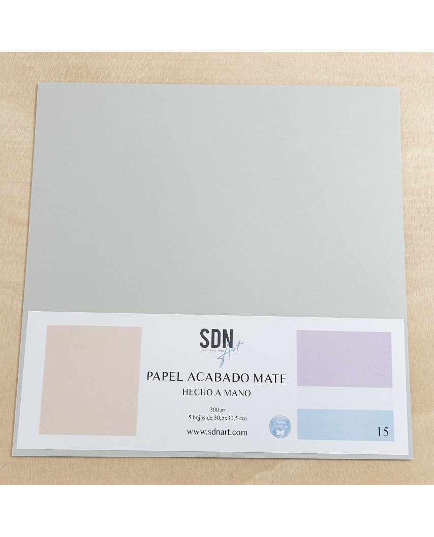 Papel Alta Calidad MATE - Gris claro 15
