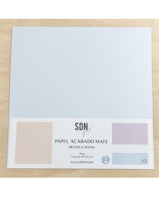 Papel Alta Calidad MATE - Azul cielo claro 13