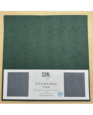 Papel Textura Sisal Verde