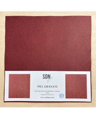 Papel Piel Granate