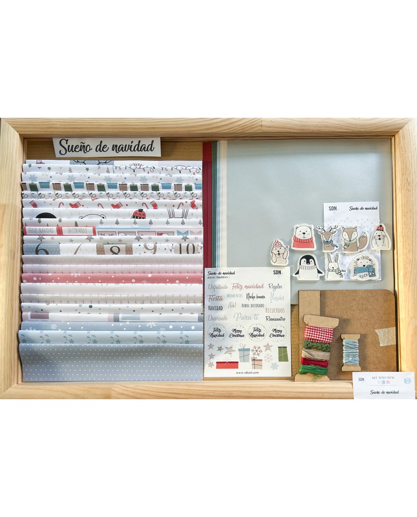 KIT MATERIAL - Sueño de Navidad