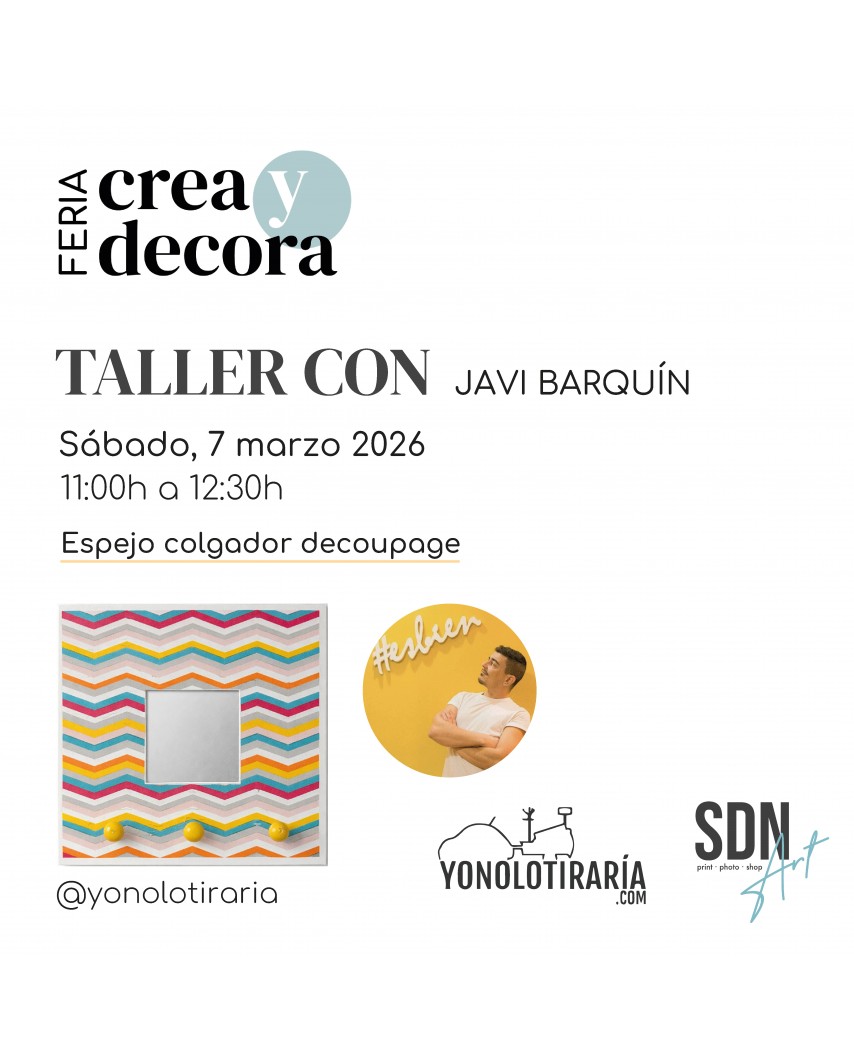 Feria Crea y Decora - Yonolotiraria - Decoupage